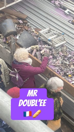 Apparently her dad invented the scaffold fitting known as the DOUBLE!