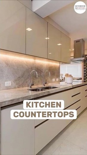 How to install kitchen countertop #kitchen #shorts ￼
