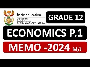 2024 MEMO ECONOMICS GRADE 12 PAPER 1 MEMO MAY-JUNE EXAMS THUNDEREDUC