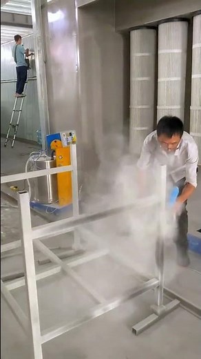 Electrostatic spray powder paint process- Good tools and machinery make work easy