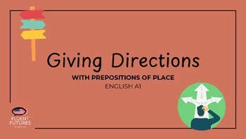 Giving Directions Lesson Presentation (A1 ESL, EFL, EL)