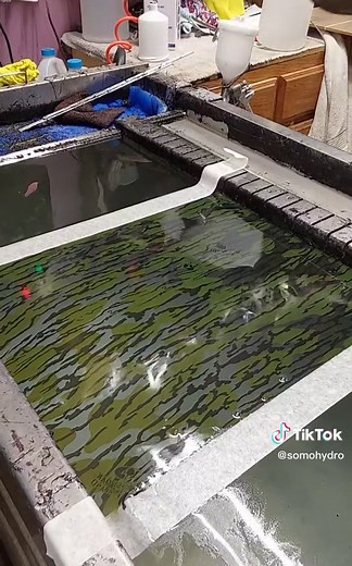 Custom Hydrodipped Hardhats in Camo Bottomland Design