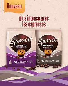 L'expérience d'un véritable espresso. Découvrez les deux nouveaux espressos : Classique, pour un équilibre parfait, et Intense, pour une dégustation pleine de caractère. Plutôt Espresso Classique ou Intense ? Dites-nous lequel vous fait craquer en commentaire ! 😍 #Senseo #coffee #cafe #espresso #coffeetime | Senseo