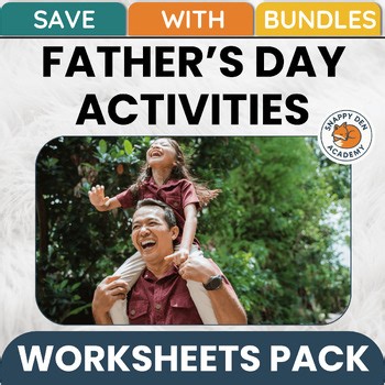 Father's Day Activities Middle School Lesson Fathers Day Worksheets BUNDLE