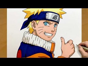 How to Draw Naruto Uzumaki Step by Step | Easy Anime Drawing