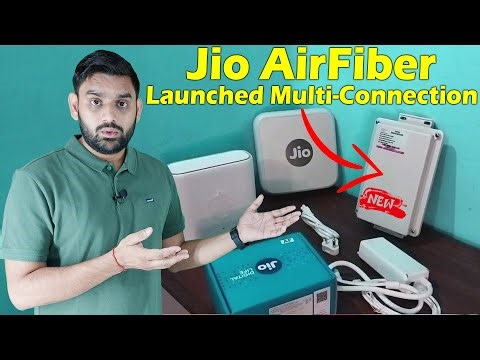 Jio Launched Jio AirFiber With Multi-Connection Device | Jio Heavy Fixed AirFiber Device | JioTrue5G
