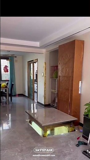 Lower cost mini home lift installation video. #homeelevator #homelift
