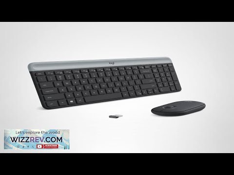 Logitech MK470 Slim Wireless Keyboard and Mouse Combo Modern Compact Layout