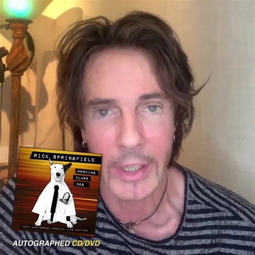 30K views · 3.4K reactions | I’ll be appearing on talkshoplive® in just a few minutes at 7 pm ET. Tune in for talk about the 'Working Class Dog 40th Anniversary Special Live Edition CD/DVD' plus the opportunity to pre-order a copy signed by me! ✍ You'll also get a chance to ask questions! https://talkshop.live/watch/TTxG3g_LY3kV | Rick Springfield | Facebook