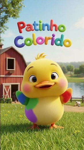 O Patinho Colorido Resolveu Mudar de Cor 🎨 Música Infantil com Animais #desenhoinfantil #patinho