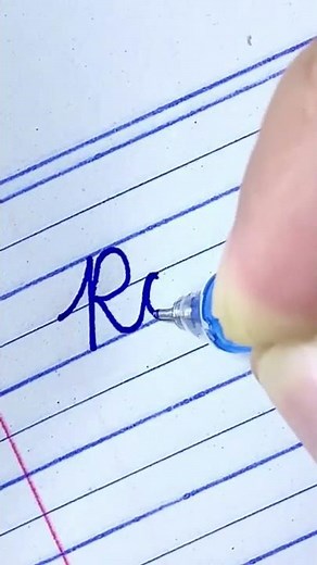 Rose in Cursive writing | english writing | cursive handwriting practice | how to write cursive