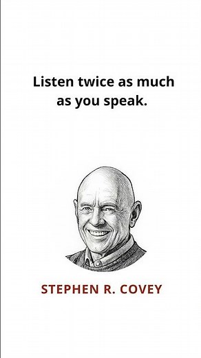 Listening and Understanding - Quotes by Stephen R. Covey #StephenCovey #quotes #understanding