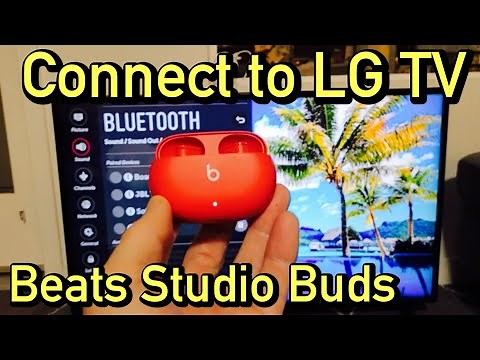 Beats Studio Buds: How to Pair to LG TV (Bluetooth)
