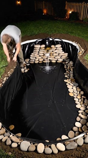 DIY Backyard Pond Waterfall Transformation