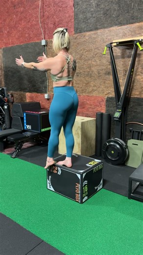 Lateral step up (slow eccentric)