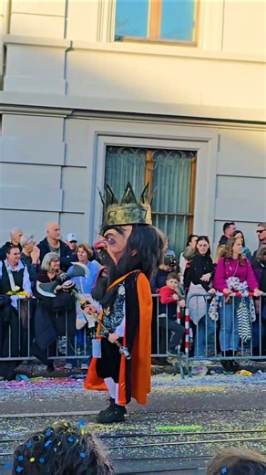 Fun Day At Basler Fasnacht Parade In Basel Switzerland