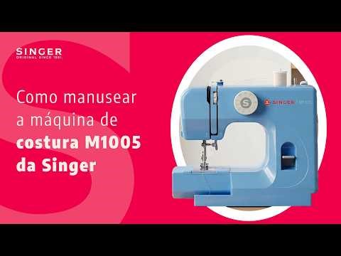 Como manusear a máquina de costura M1005 da Singer