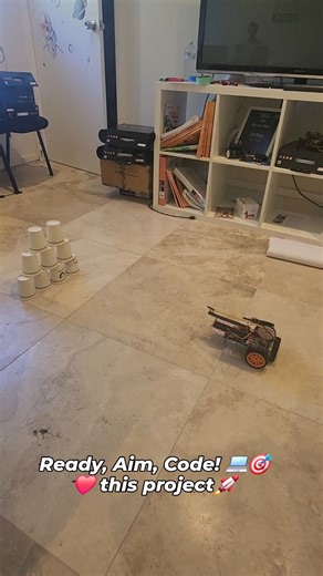 Ready, Aim, Code! 💻🎯 At Thinklum, coding meets action! Today’s mission was to build a robot that can shoot rubber bands to knock down obstacles. Our students nailed it! 🤩 Who knew learning could be this much fun? #Thinklum #STEMprojects #RoboticsClub #SydneyKids #CreativeLearning | Thinklum