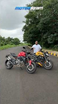 Ducati Monster V2 vs Triumph Street Triple RS