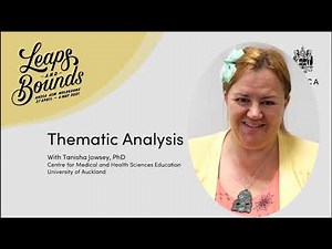 Thematic analysis: how to analyze your interview/focus group data