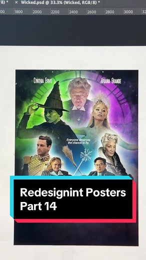 Redesigning Posters for the Wicked Movie | Graphic Design