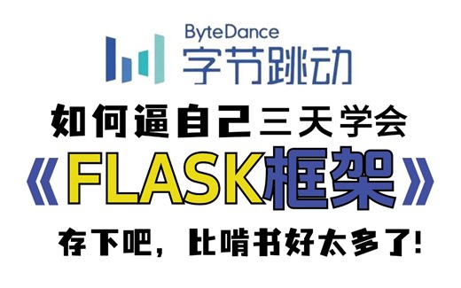 2024新版】一天学会【Flask框架内容】【安装环境，路由，变量规则，flask模板，静态文件，web开发等等】与案例解析！从入门到精通学不会我退出IT界！