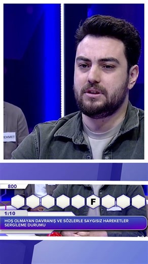 Hoş Olmayan Davranış ve Sözlerle Saygısız Hareketler Sergileme Durumu #kelimeoyunu