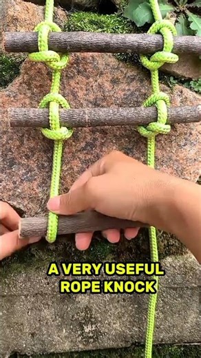 How to Make Your Own Rope Ladder with Strong Knots #knot #knotskill #rope #knots #diy #practicaltips