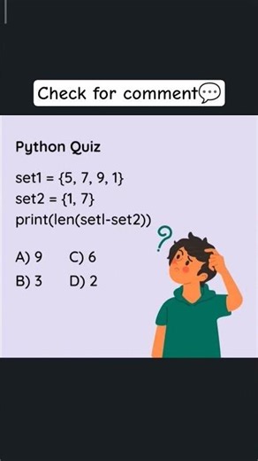 python question of sets methods#shortvideo #python#question #programming #coding #bugs #problem