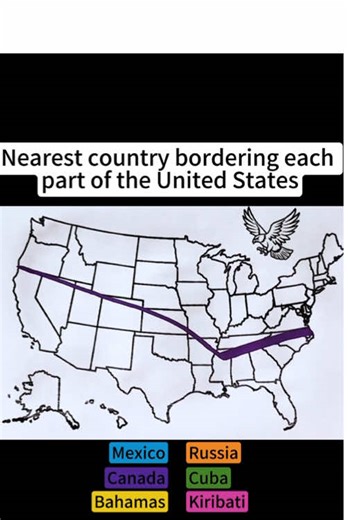 US States & Their Neighboring Countries