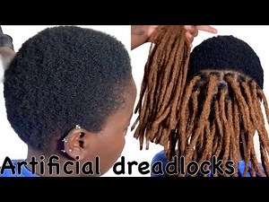 Short hair Transformation | Artificial dreadlocks #protectivestyles ‪@JANEILHAIRCOLLECTION‬