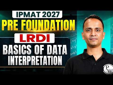Basics of Data Interpretation | LRDI | IPMAT 2027 Pre Foundation