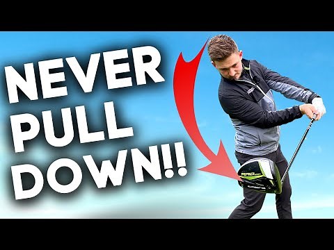 STOP hitting at the ball!! Fix it with this EASY swing feel!