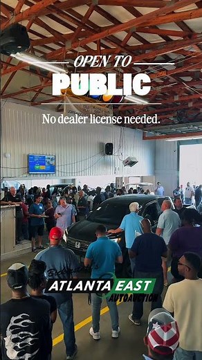 Mondays only at Atlanta East Auto Auction 🚗🔥