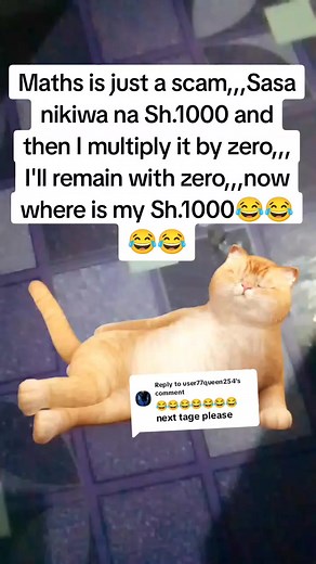 Maths Is Just a Scam: Sh.1000 x 0 Joke