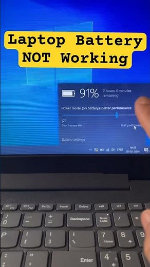 Laptop Battery NOT Working #laptoprepair