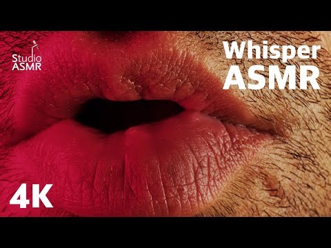 Whisper ASMR | Close Up Mouth Sounds & Soft Whispers | Studio ASMR 4K