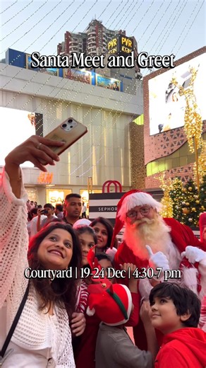 287K views · 861 reactions | Santa and his little elves took over the day! The Christmas meet & greet at Phoenix Palladium came with smiles, giggles and some mischief. Celebrate the season at the heart of celebration, only at Phoenix Palladium. [Palladium, Palladium Mumbai, Phoenix Palladium, Phoenix Palladium Mumbai, Shopping, Mumbai Mall, Christmas, Holiday Shopping, Santa Meet and Greet] | Phoenix Palladium | Facebook