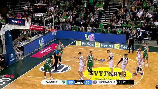 Štai toks vaizdas „Žalgirio” arenoje 👀 🎥 LKL - Lietuvos krepšinio lyga | BasketNews.lt