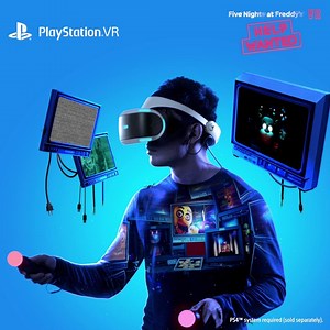 Immerse yourself in a collection of new and classic mini-games in Five Nights at Freddy’s VR. PlayStation® VR bundle starting at $299.99 MSRP | PlayStation