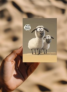 Funny Belated Birthday Card – Irish Sheep Humor - BAAALATED - A6 Card - Etsy Australia