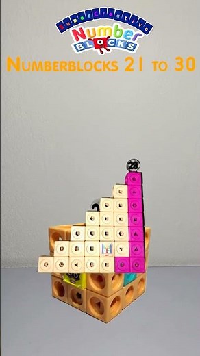 Counting Numberblocks 21 to 30