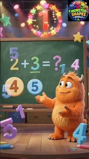 Don't Miss This Fun Monster Math Challenge! 👾📈 #math #kids #cocomelon