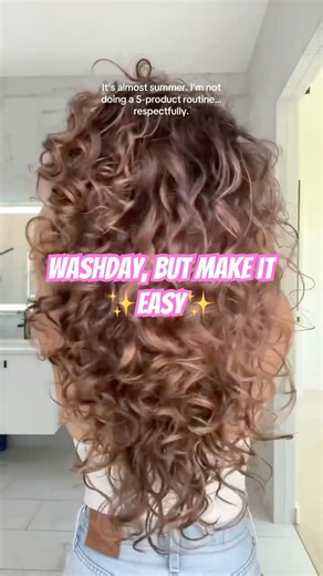 One product, less steps…these results 👀 simplifying wavy/curly hair one washday at a time ✨