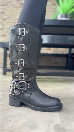 Dakota Biker Boot Black