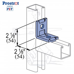[Hot Item] 2 Hole Carbon Steel 90 Anti-Rotation Fitting for Strut Channel General Fittings
