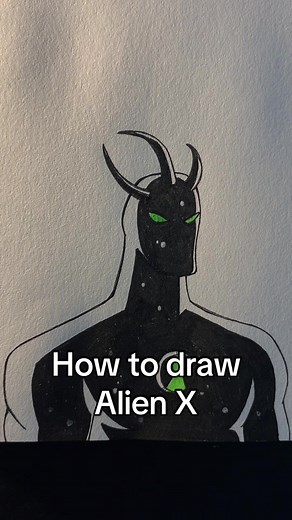 How to Draw Alien X from Ben 10: Step-by-Step Tutorial