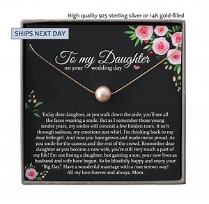 Bride Gift From Mom to Daughter on Wedding Day Gift for Daughter on Wedding Day From Mother to Daughter Wedding Bride Gift From Father, Dad - Etsy