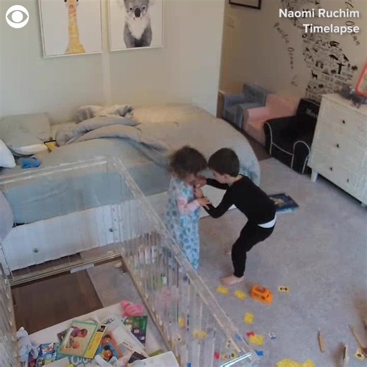 THE GREAT ESCAPE: A baby monitor caught footage of the moment CBS News' Naomi Ruchim's four-year-old helped his litter sister escape from her crib for the first time recently. | KTVN 2 News