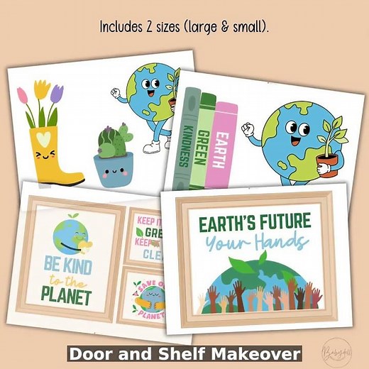 Earth Day Decor: Spring Bulletin Board Kit